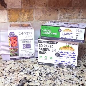 Bentgo Container and Recyclable Lunchskins Bags Bundle